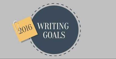 My 2016 Writing Goals