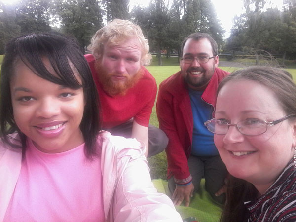 Brunswick Park Picnic Group Selfie