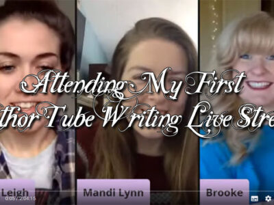 Attending My First AuthorTube Writing Live Stream